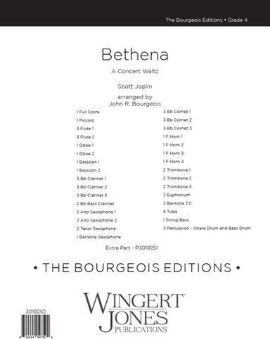Bethena - Full Score