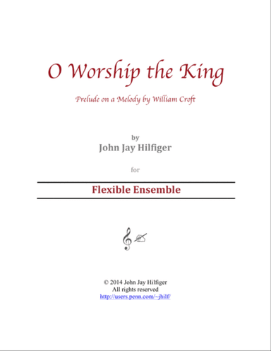 O Worship the King: Prelude on a Melody by William Croft