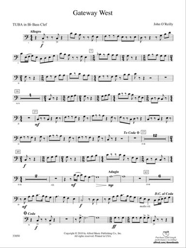 Gateway West: (wp) B-flat Tuba B.C.