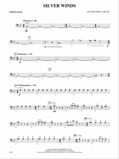 Silver Winds: String Bass