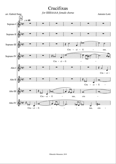 Crucifixus a 8