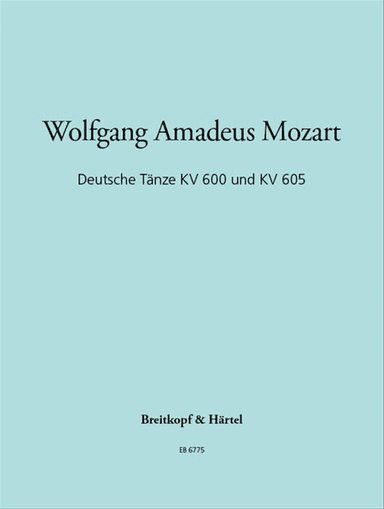 German Dances from K. 600 and K. 605