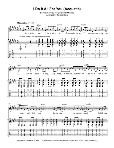 I Do It All For You (Acoustic)