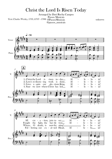 Christ the Lord is Rises today