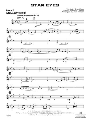 Star Eyes: 1st F Horn