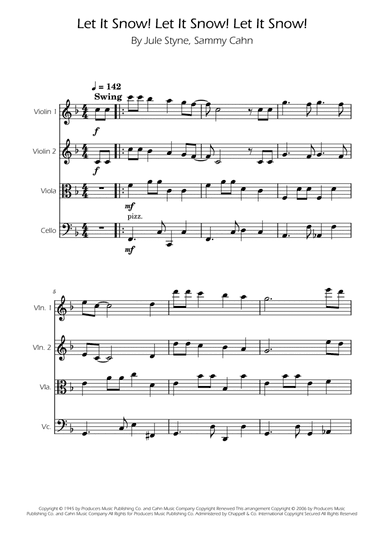 Let It Snow! Let It Snow! Let It Snow!