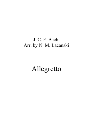 Allegretto