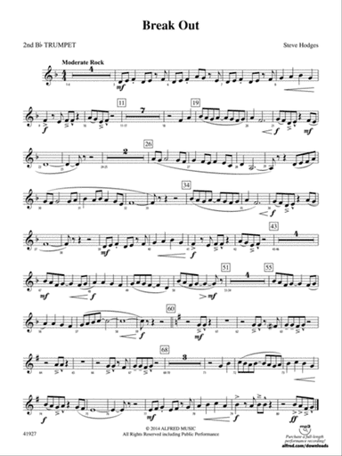 Break Out: 2nd B-flat Trumpet