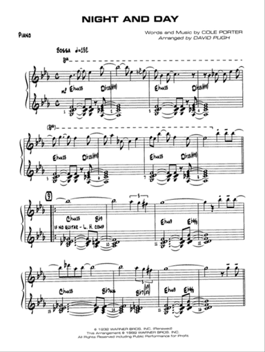 Night and Day: Piano Accompaniment