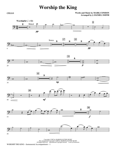Worship the King (arr. J. Daniel Smith) - Cello