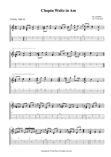 Chopin Waltz in Am