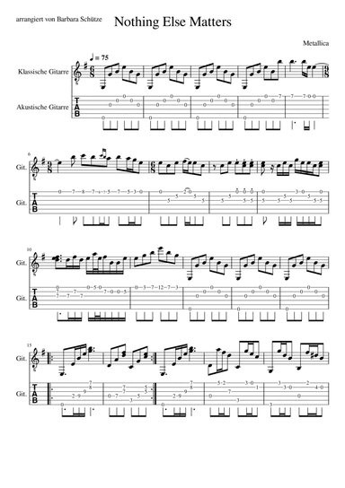 Nothing Else Matters