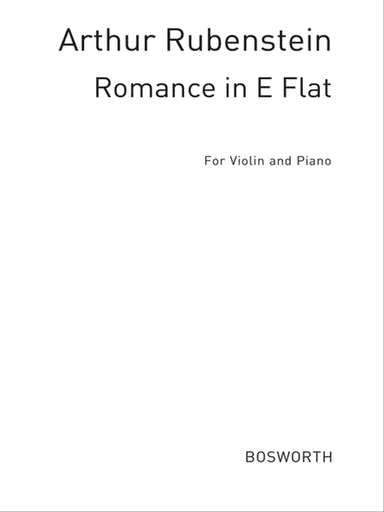 Romance In E Flat For Violin And Piano