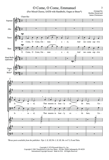 O Come, O Come, Emmanuel: (Chant)