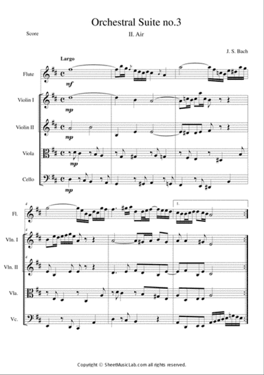 Air On The G String C Major