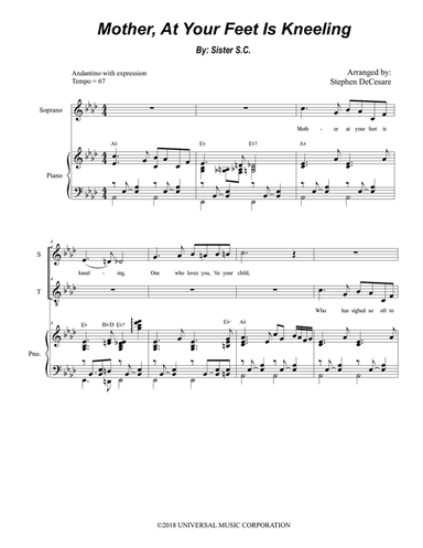 Mother At Your Feet Is Kneeling