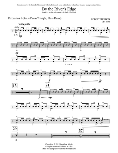 By the River's Edge: 1st Percussion