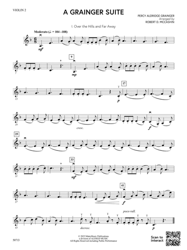 A Grainger Suite: 2nd Violin