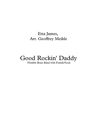 Good Rockin' Daddy