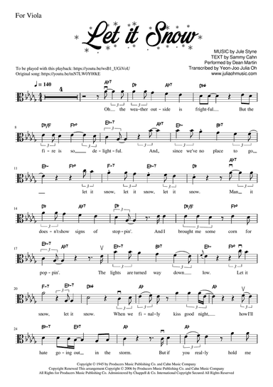 Let It Snow! Let It Snow! Let It Snow!