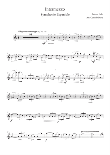 Intermezzo, Edouard Lalo Symphonie Espagnole