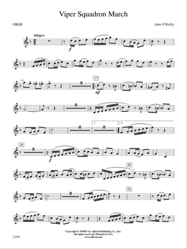 Viper Squadron March: Oboe