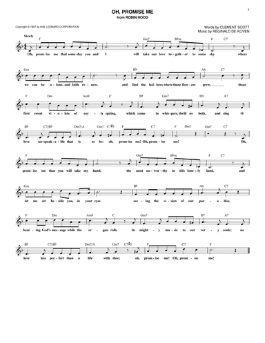 Oh, Promise Me
