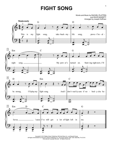 Fight Song (arr. Joseph Hoffman)