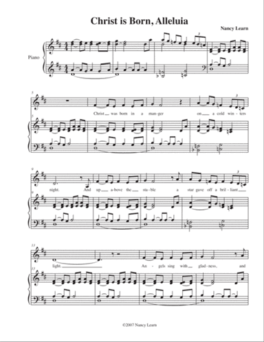 Christ is Born, Alleluia