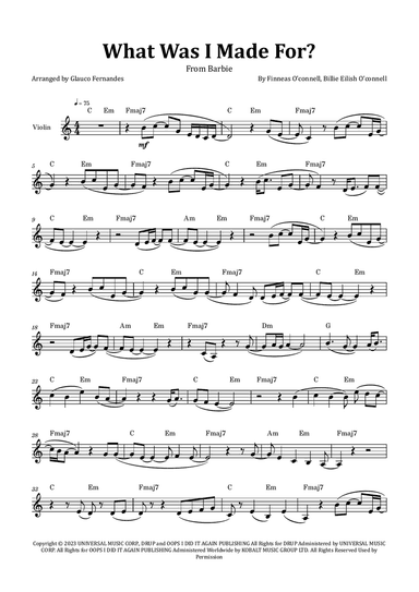 What Was I Made For?