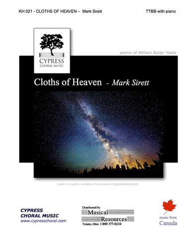 Cloths of Heaven TTBB