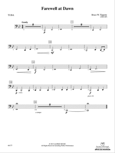Farewell at Dawn: Tuba
