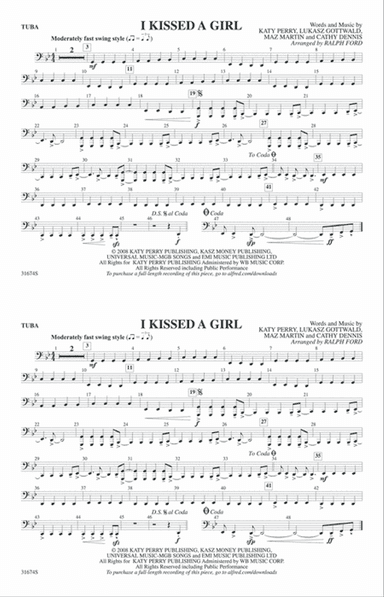 I Kissed a Girl: Tuba