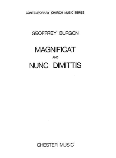 Magnificat and Nunc Dimittis
