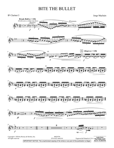 Bite the Bullet - Bb Clarinet 3