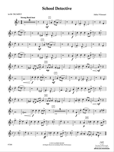 School Detective: 1st B-flat Trumpet