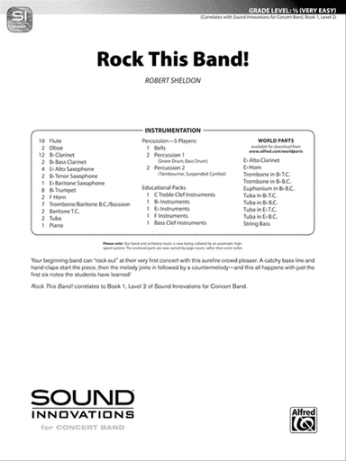 Rock This Band!: Score