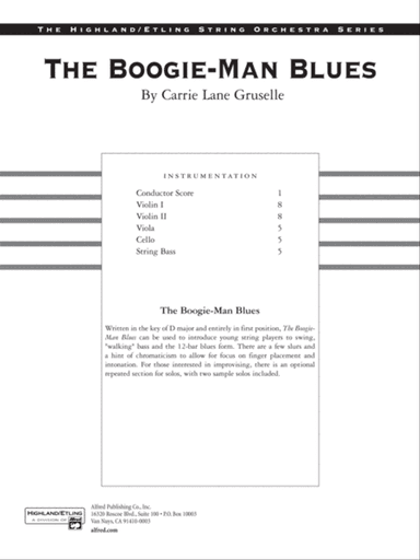 The Boogie-Man Blues: Score