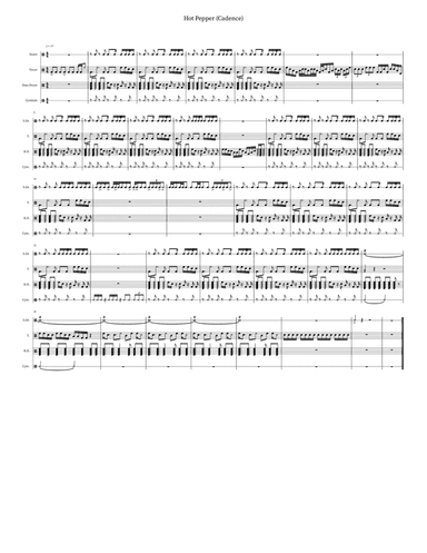 Hot Pepper (Drumline Cadence)