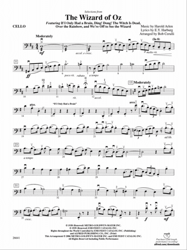 The Wizard of Oz: Cello