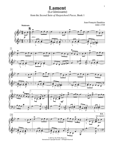 Lament (La Gemissante)
