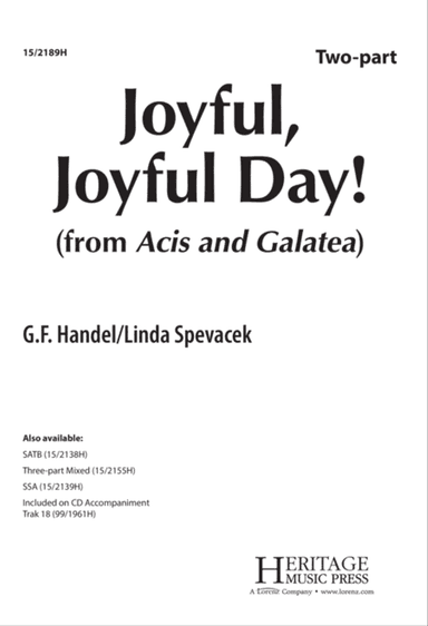 Joyful, Joyful Day! (from Acis and Galatea)