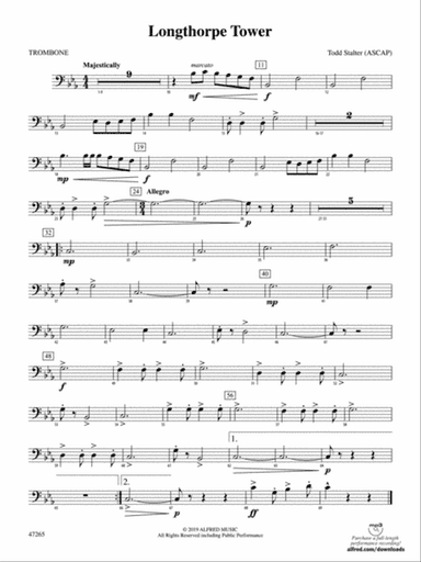 Longthorpe Tower: 1st Trombone