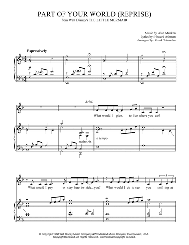Part Of Your World (reprise)