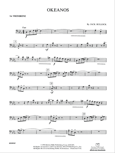 Okeanos: 1st Trombone