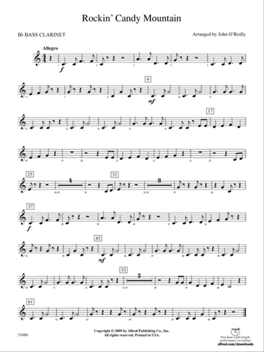 Rockin' Candy Mountain: B-flat Bass Clarinet