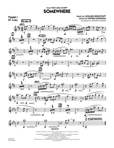 Somewhere (from West Side Story) - Trumpet 1