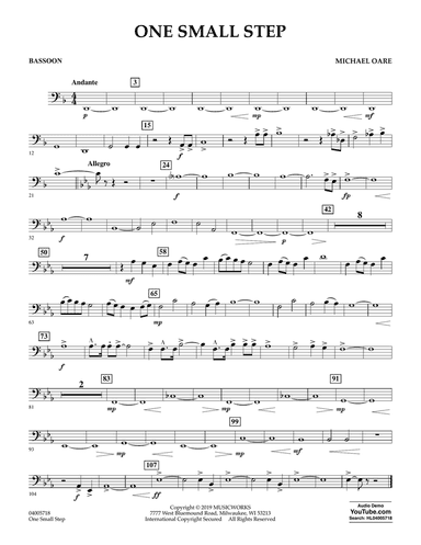 One Small Step - Bassoon