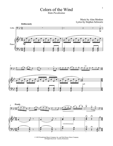 Colors Of The Wind (from Pocahontas)