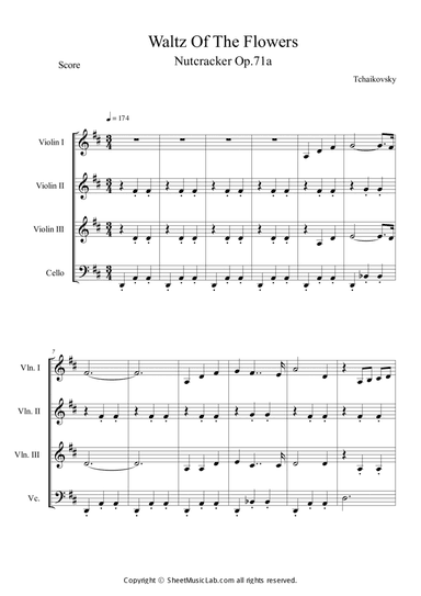 Nutcracker Op.71a - Waltz of the Flowers